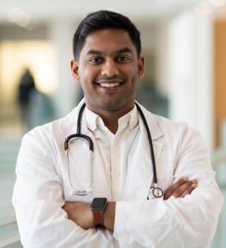 physician smiling